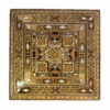 Boite mosaïque carré bois clair 21*21cm