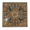 Boite mosaïque carré bois foncé 21*21cm