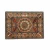 Boite mosaïque rectangle bois foncé 23*16cm